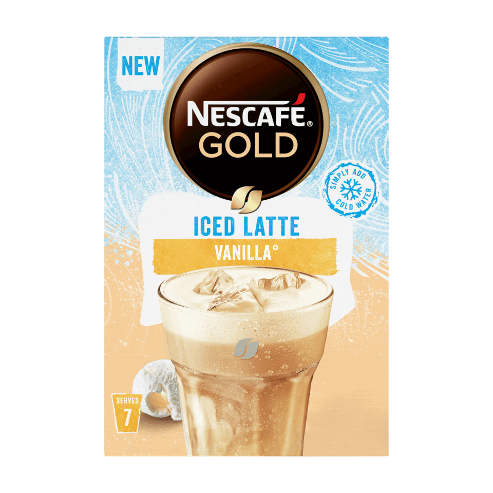 NESCAF GOLD Iced Vanilla Latte Sachets NESCAF Global NESCAF GOLD Iced Vanilla Latte Sachets NESCAF Global